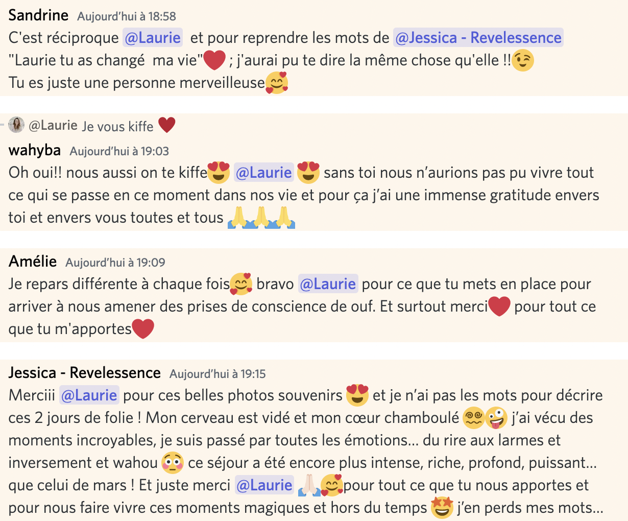Message d'élève