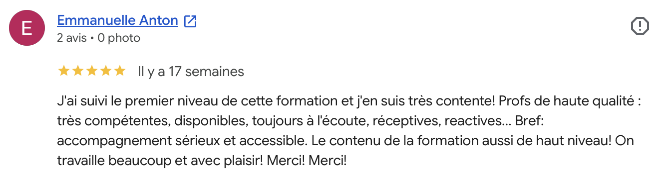 Avis Google