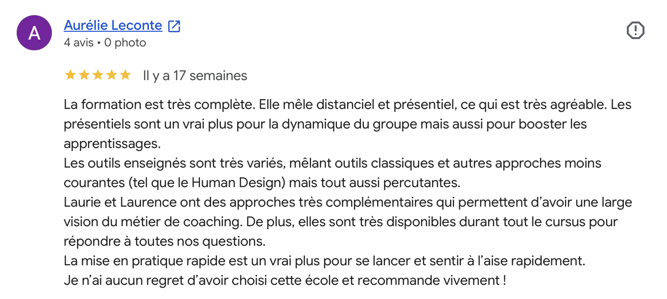 Avis Google