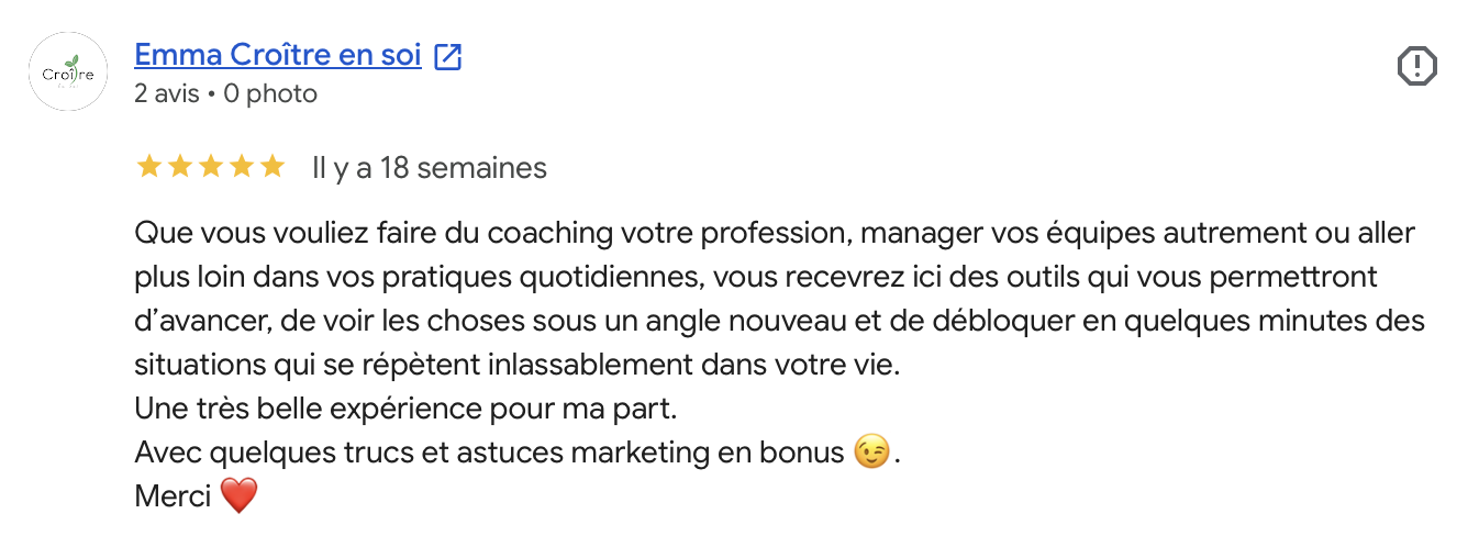 Avis Google