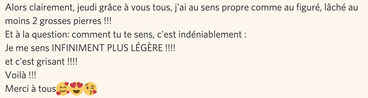 Message d'élève