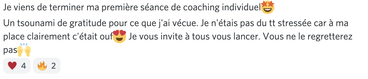 Message d'élève