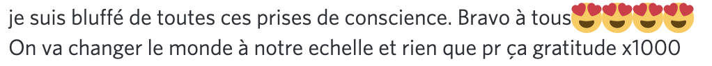Message d'élève