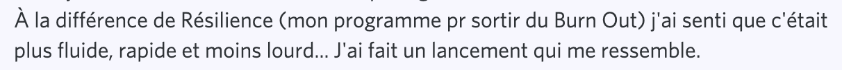 Message d'élève