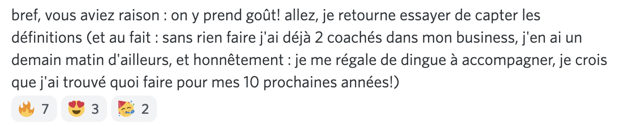 Message d'élève