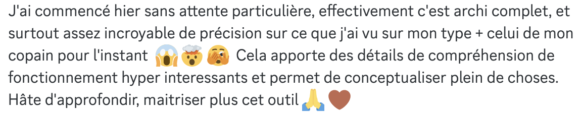 Message d'élève