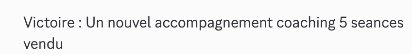 Message d'élève