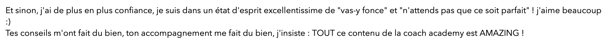 Message d'élève