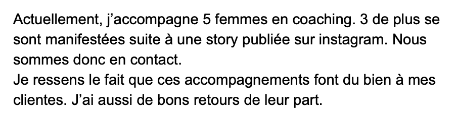 Message d'élève