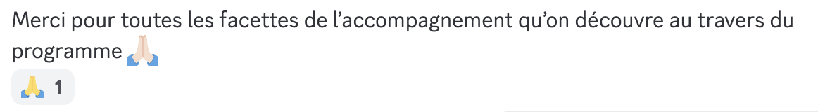 Message d'élève